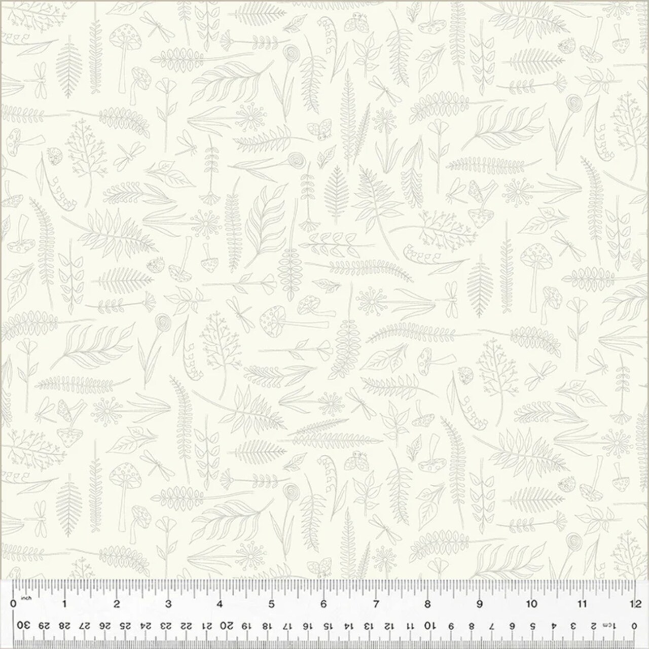 Fabric Windham Ivory Forest Pickings Enchanted Woods by the Quarter Yard 54524-4